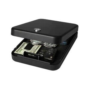 DEFIANT PORTABLE DRAWER SAFE KEY SAFE 1.8X6.4X9" W/ STEEL CABLE NEW